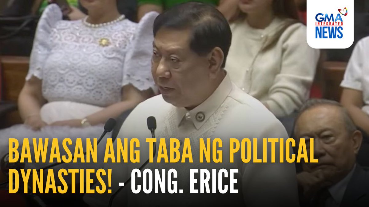 'THIS HOUSE IS ON FIRE!' Sa kaniyang privilege speech sa Kamara ngayong Lunes, Oct. 6, isinulong ni Caloocan Rep. Edgar Erice ang pagpasa ng anti-political dynasty bill. Ayon kay Erice, ito ay para raw maibalik ang tiwala ng taongbayan, dahil naniniwala siya na nag-uumapoy ang galit sa pamahalaan dahil sa katiwalian sa likod ng mga maanomalyang flood control project. COURTESY: House of Representatives/YouTube