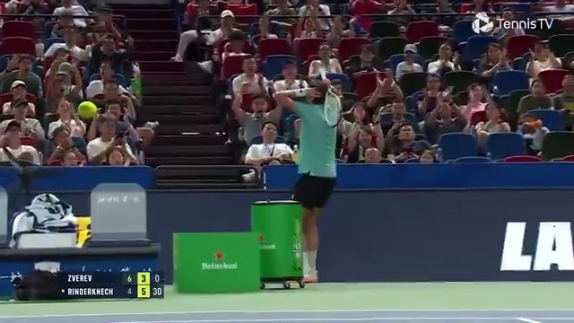 The reaction says it all 😲 Arthur Rinderknech | Rolex Shanghai Masters | #RolexShanghaiMasters