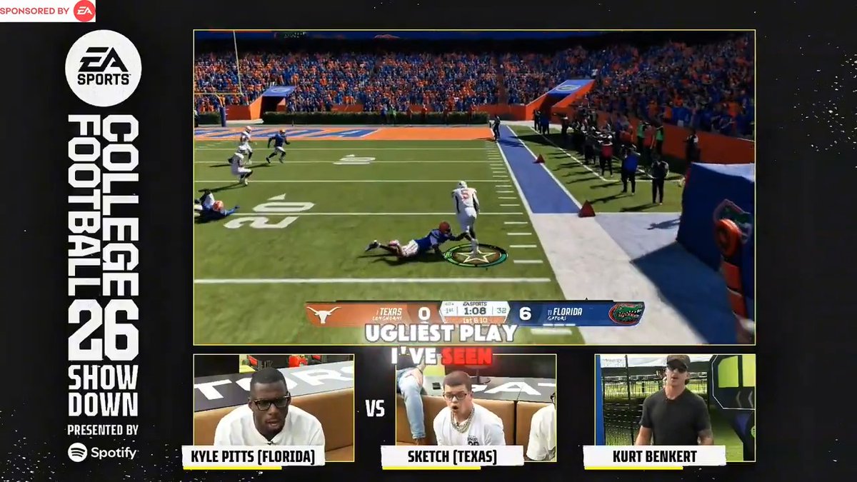 Oh no oh no oh no.. yup, ugly.. This is why Madden is too fun 😂 😂 #Madden26