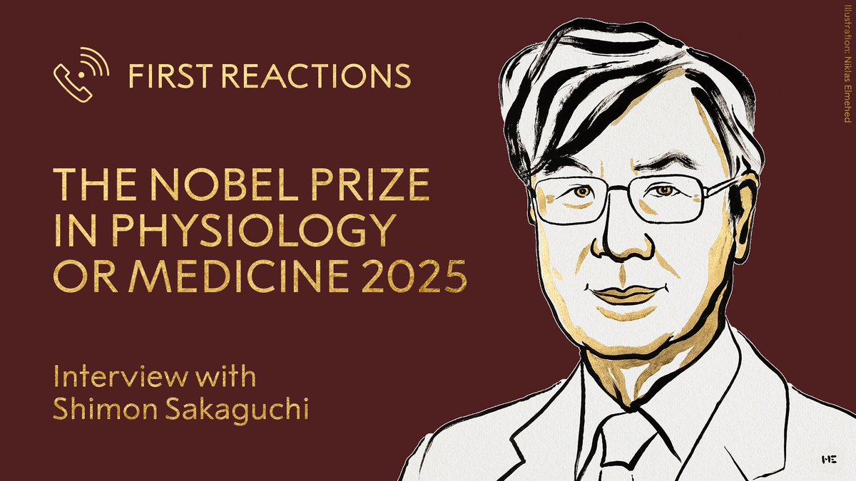 “I believe this will encourage immunologists and physicians to apply T regulatory cells to treat various immunological diseases.” This year’s Nobel Prize laureate, Shimon Sakaguchi, discovered a new class of T cells that protect the body from autoimmune diseases. Just after the prize announcement we spoke to him about the fundamental research question that kept him dedicated to the field long after many others gave up. Listen to our interview with the happy and surprised laureate: #NobelPrize