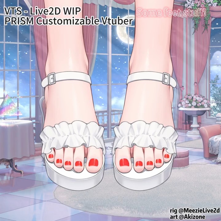 It's probably highly unnecessary but we did a lot of details on our Customizable Model's feet as well😂