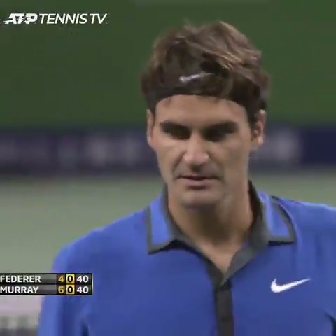 Roger Federer y Andy Murray nos dejaban este puntazo en Shanghai hace unos años