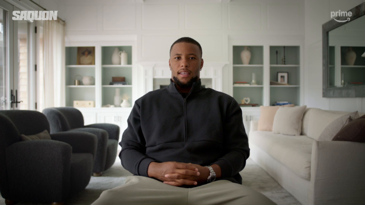 Every setback. Every comeback. As told by Saquon Barkley himself. Saquon drops October 9 on Prime Video.