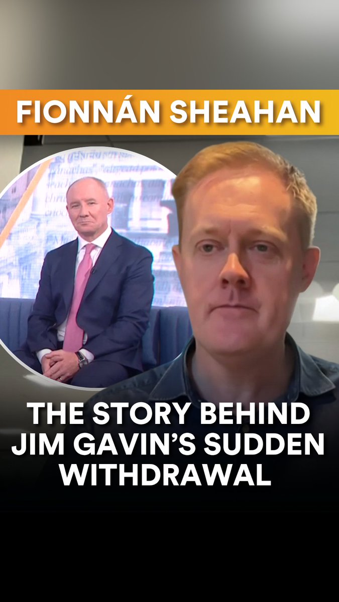 “He simply said, ‘I made a mistake and I let my standards slip.’” Fionnán Sheahan, Ireland Editor at the Irish Independent and the journalist who broke the Jim Gavin story, explains Jim Gavin’s sudden withdrawal from the presidential race #IrelandAM