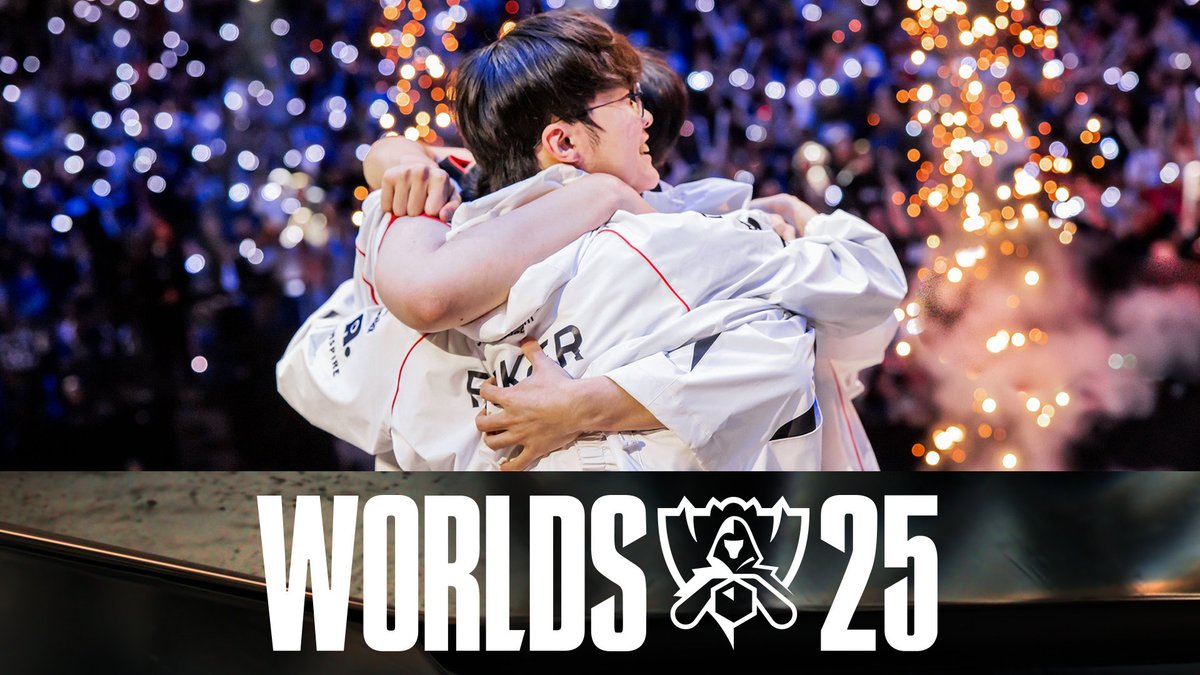 This is your legacy - if you can earn it. Welcome to #Worlds2025. 🏆