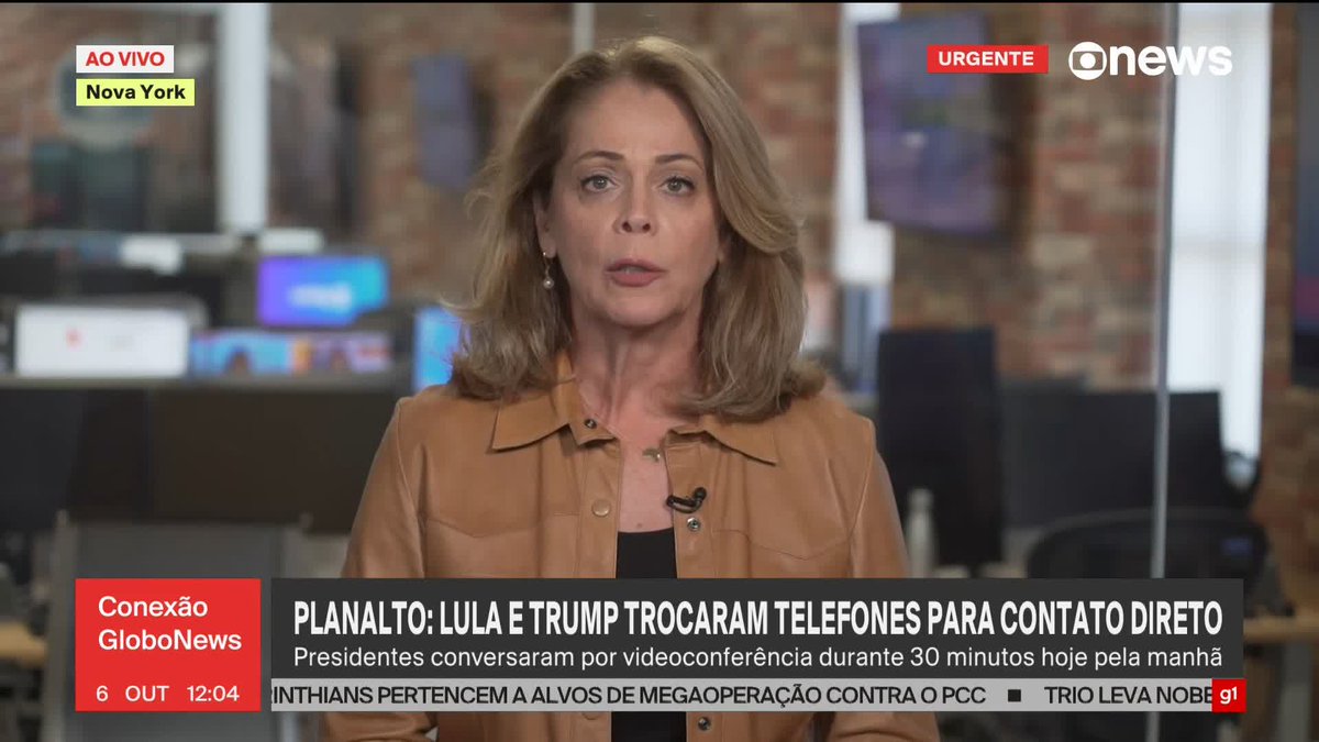 Sandra Coutinho: Big Techs e anistia ficam fora da conversa entre Lula e Trump. #ConexãoGloboNews ➡️ Assista à #GloboNews: