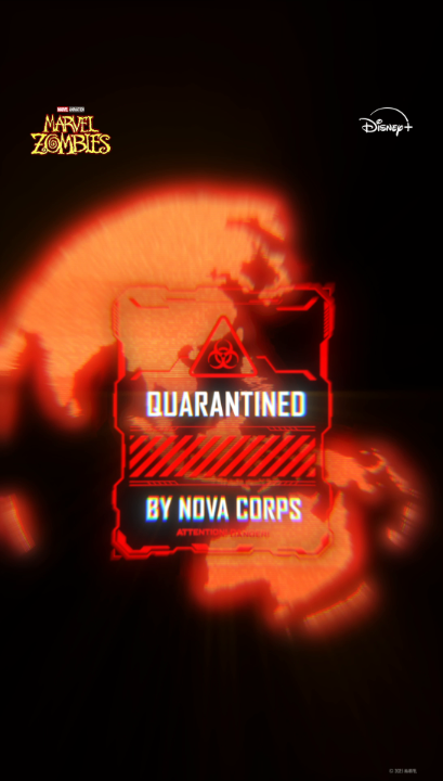 By order of the Nova Corps, Earth is off limits. Stream #MarvelZombies now on Disney+.