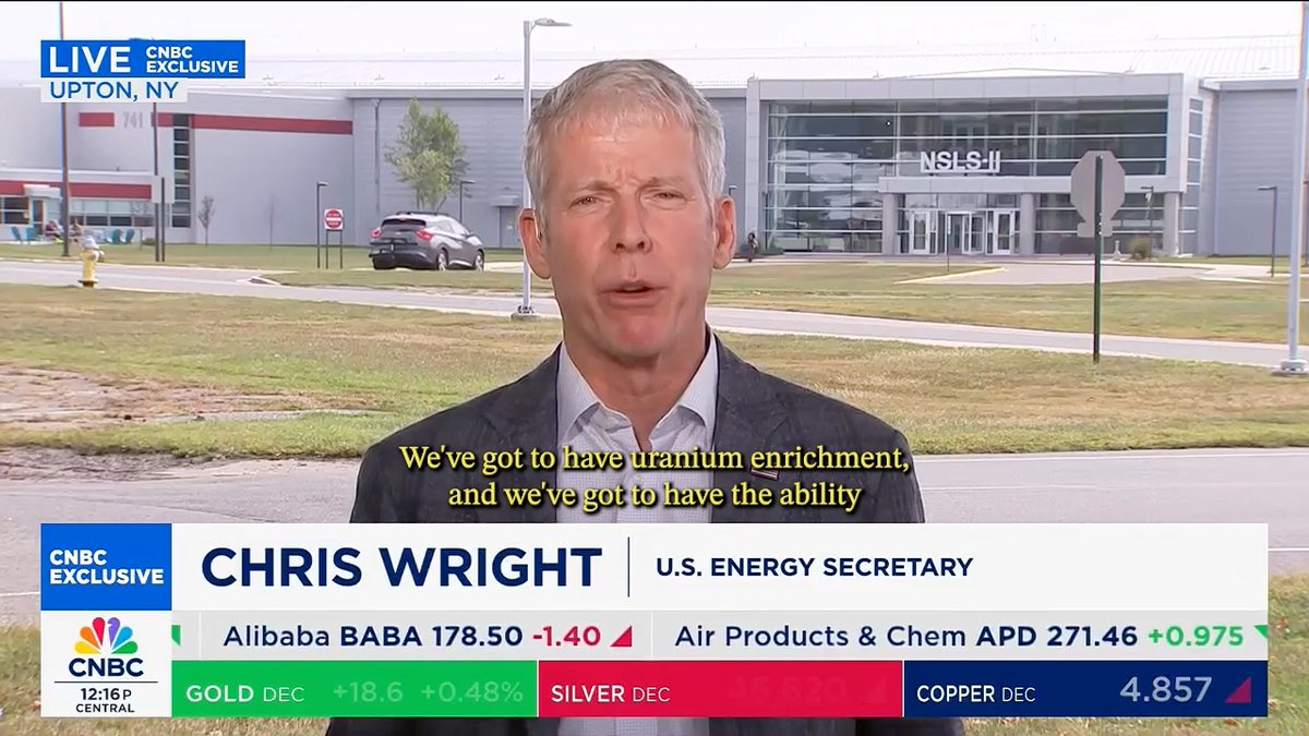 FOUR companies have been selected to participate in U.S. Department of Energy's new pilot program to develop advanced nuclear fuel lines in the U.S.! This administration is committed to strengthening the domestic supply for nuclear fuel and reducing reliance on foreign sources of enriched uranium.