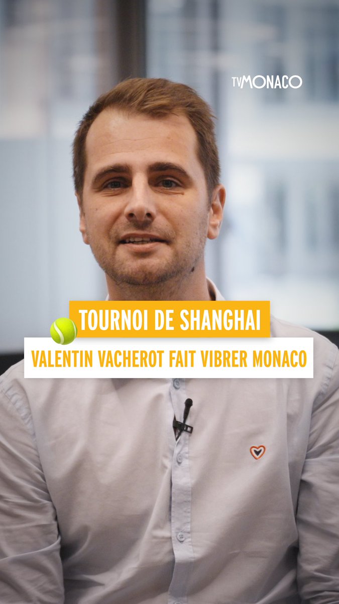 . Valentin Vacherot réalise un parcours exceptionnel à Shanghai. Il est le 2e joueur de l’histoire de la Federation Monégasque de tennis à rallier les huitièmes de finale d’un Masters 1000. Face à Griekspoor, il tentera de faire mieux que Benjamin Balleret, battu en 1/8e de finale du Rolex Monte-Carlo Masters par Roger Fererer en 2006 📺 #TVMonaco, toute l’actu et vos programmes préférés sur vos écrans… et sur l’appli !