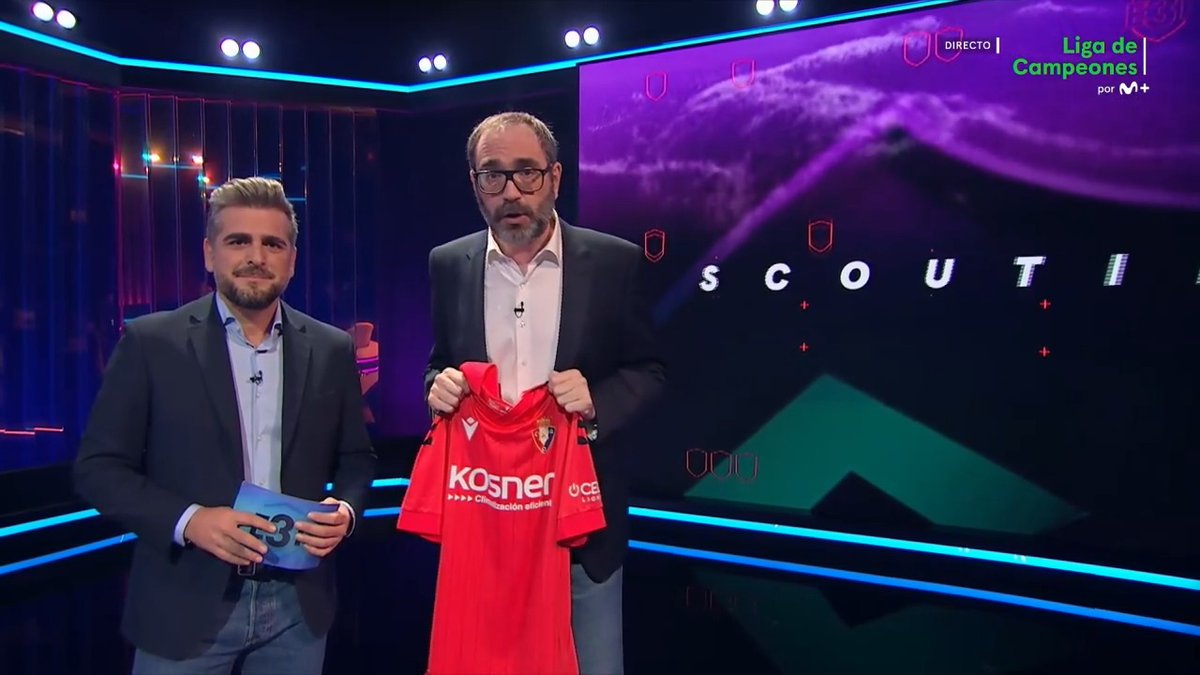 EL SCOUTING La 1a pista: -El artista nació en el mismo país que el jugador. Una respuesta por pista para encontrar a un jugador sub-23. Obligatorio participar con el hashtag #ElTercerTiempo para poder ganar la camiseta de CA Osasuna.