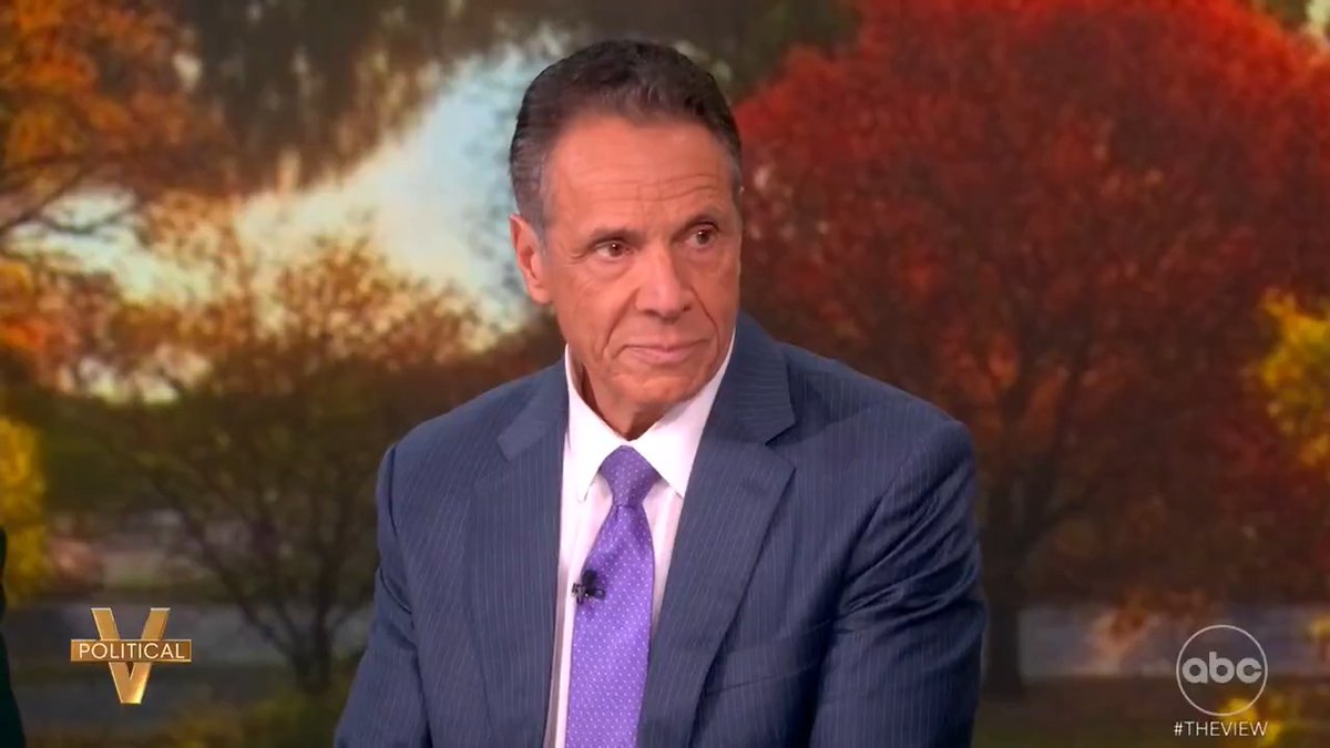 When asked why he's losing in the polls to Democratic socialist Zohran Mamdani in the New York City mayoral election, candidate and former Gov. Andrew Cuomo tells 'The View': "There's a civil war within the Democratic Party."