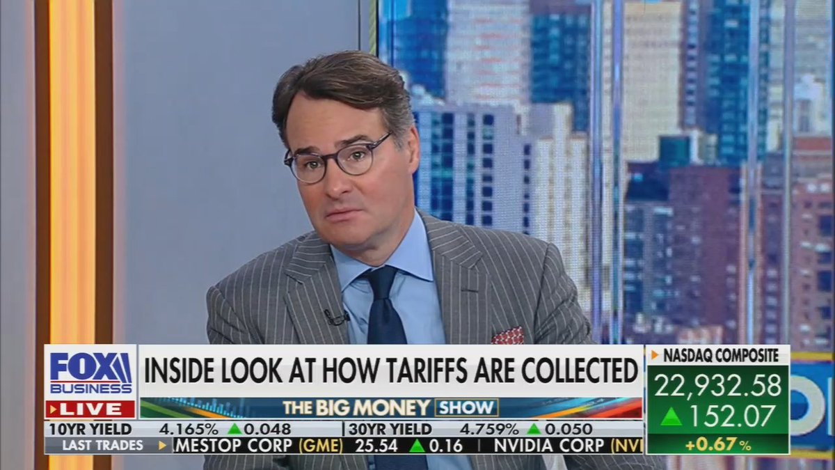 Fox: It is Americans who are paying these tariffs. We talked a lot about China paying the tariffs and Mexico paying the tariffs, it is American importers who are paying the tariffs
