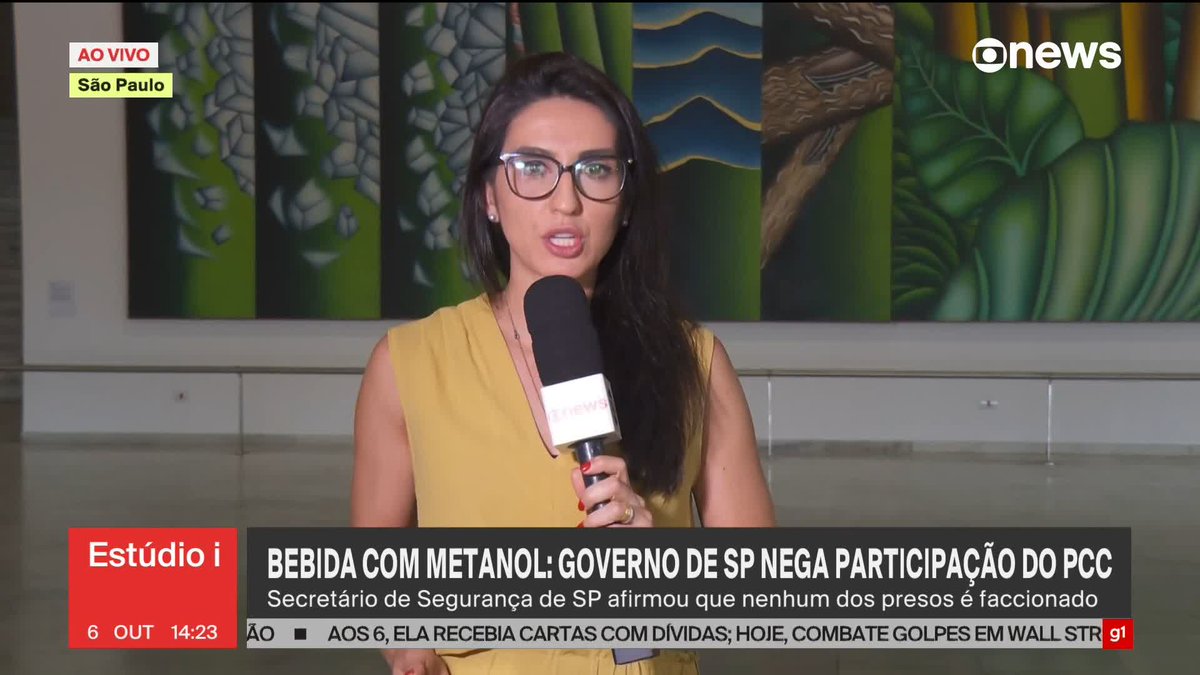 O governo de SP voltou a negar, nesta segunda-feira (6), ação do PCC nos casos de intoxicação por metanol em bebidas alcoólicas. #Estúdioi ➡ Assista à #GloboNews: