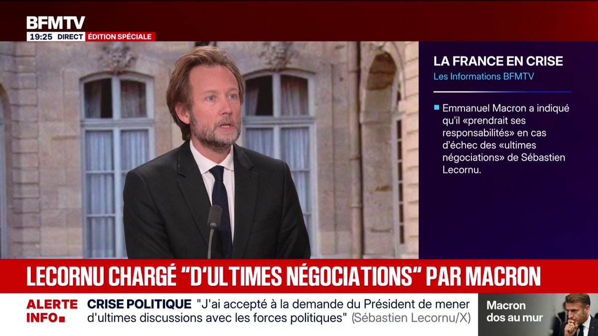 Crise politique après la démission de Sébastien Lecornu: Boris Vallaud, président du groupe socialiste à l'Assemblée nationale, déclare que le PS et les Écologistes sont "disponibles" pour Matignon