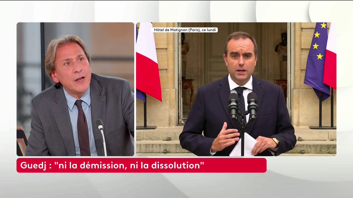 🔴 Crise politique : "Il y a du gâchis depuis des mois. Le regret que j'ai pour Sébastien Lecornu c'est qu'il ait pas renversé la table. Il aurait pu le faire", affirme Jérôme Guedj (PS). #ToutEstPolitique #canal16