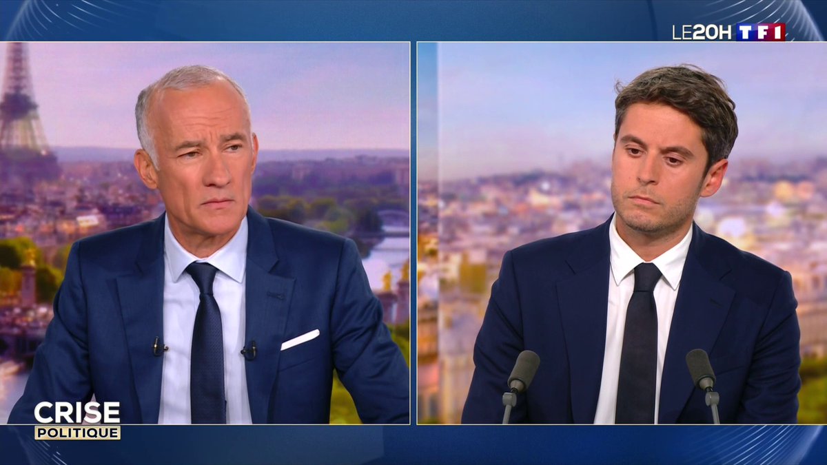 🚨🇫🇷📺 FLASH GABRIEL ATTAL CARTONNE EMMANUEL MACRON ! "Comme beaucoup de Français, je ne comprends plus les décisions du président. Il y a eu la dissolution et des décisions qui donnent le sentiment d'une forme d'acharnement à vouloir garder la main."