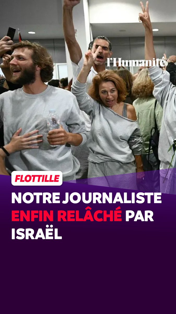 "On a essayé de parler au gouvernement régulièrement, on a envoyé un courrier au président, on n'a eu aucune réponse !" Mandine Urbach, compagne d'Émilien Urbach, journaliste de l'Humanité arrêté par Israël sur la Global Sumud Flotilla, témoigne après sa libération.