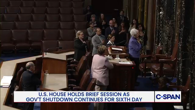 .Rep. Jim McGovern attempts to be recognized during U.S. House Pro Forma Session.