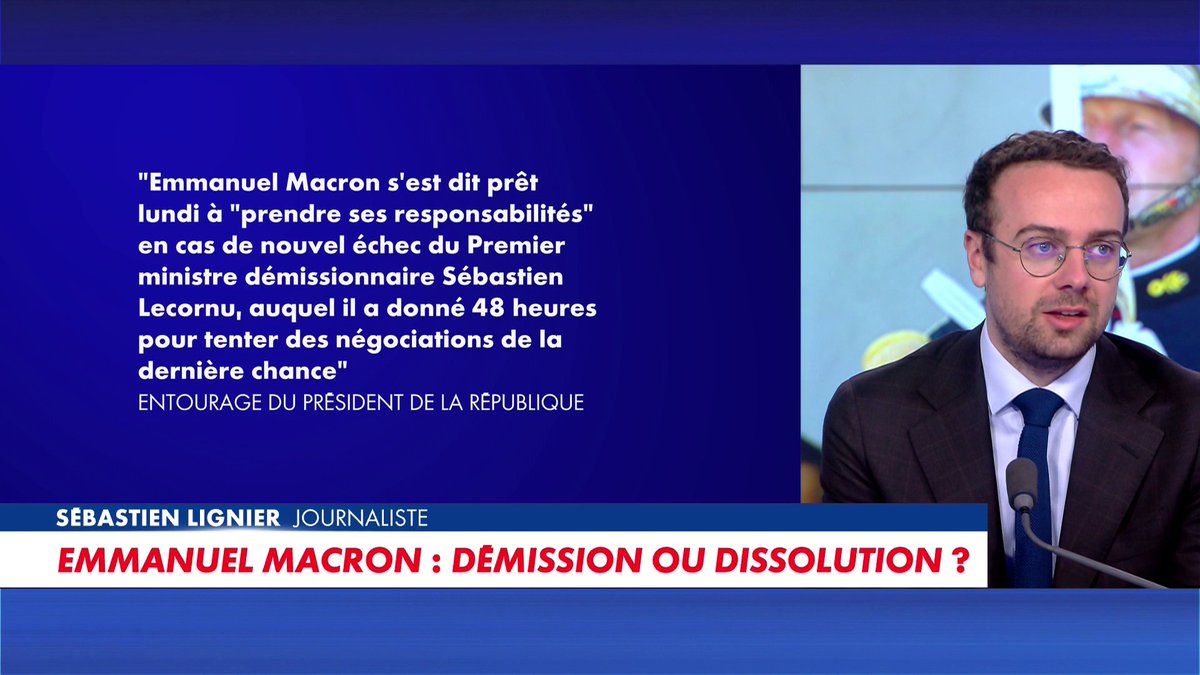 «Emmanuel Macron fuit ses responsabilités comme personne avant lui», dénonce Sébastien Lignier, dans 100 % Politique