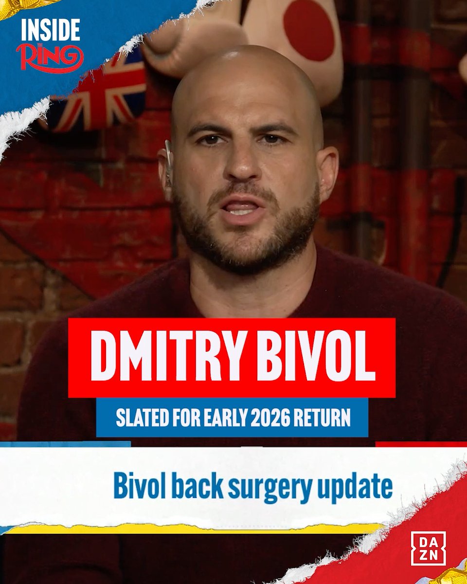 Mike Coppinger provides an update on the return of Ring Magazine light heavyweight champion Dmitry Bivol. #InsideTheRing LIVE NOW exclusively on DAZN 📺
