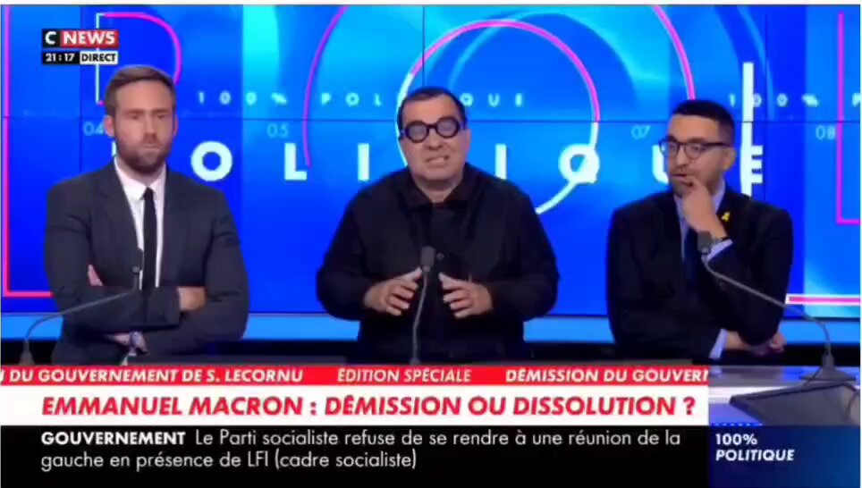Sur CNews, Richard Ramos, député Les Démocrates du Loiret, déclare à propos d’Emmanuel Macron : « Macron est dingue ! Il a problème de psyché personnel. »