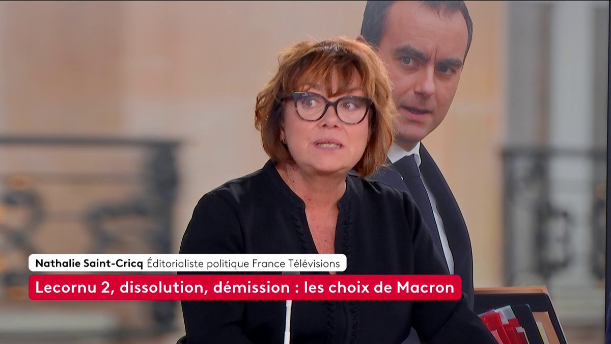 🗣 “Emmanuel Macron ne veut pas démissionner, et la destitution dont parle Jean-Luc Mélenchon à longueur de journée n’est pas possible”, affirme Nathalie Saint-Cricq, éditorialiste politique France Télévisions. #Surleterrain Loïc de La Mornais