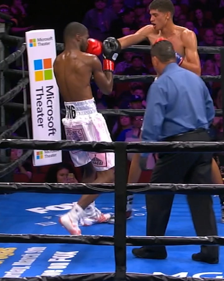 "He's on you like a soup sandwich 🍲🥪, he never stops." We don't know what that means but @sebastianfundo1 is a machine in the ring. Keith Thurman takes on Fundora Oct. 25 on PBC PPV on Prime Video. #FundoraThurman