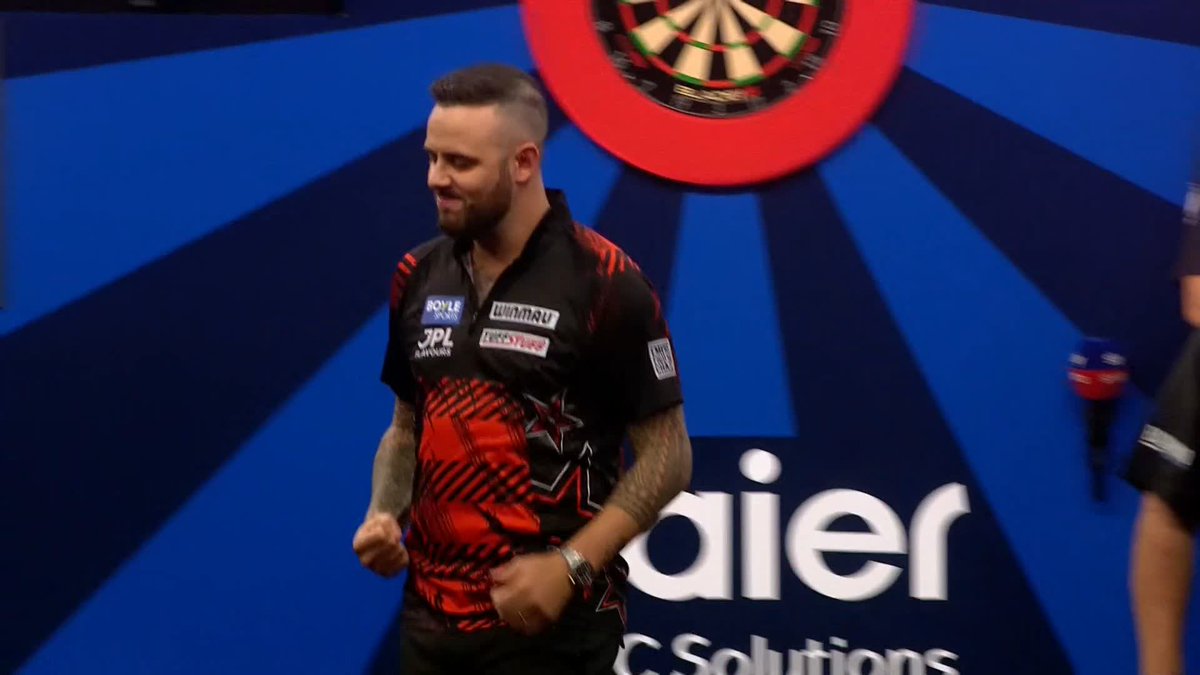CULLEN KO'S WADE! Joe Cullen battles back from 2-0 down in the second set, rattling off three legs on the spin to book his place in Round Two, as he beats James Wade 2-0! 📺 #WGPDarts | R1