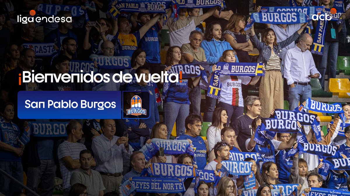 💪"Siempre hemos confiado en volver a subir y se ha conseguido". Tener de vuelta al Recoletas Salud Recoletas Salud San Pablo Burgos en la #LigaEndesa es un lujo, pero a su afición ya es un auténtico honor. Un sentimiento 𝙜𝙧𝙖𝙣𝙙𝙚 e 𝙞𝙣𝙙𝙚𝙨𝙘𝙧𝙞𝙥𝙩𝙞𝙗𝙡𝙚. Bienvenidos de vuelta 💙