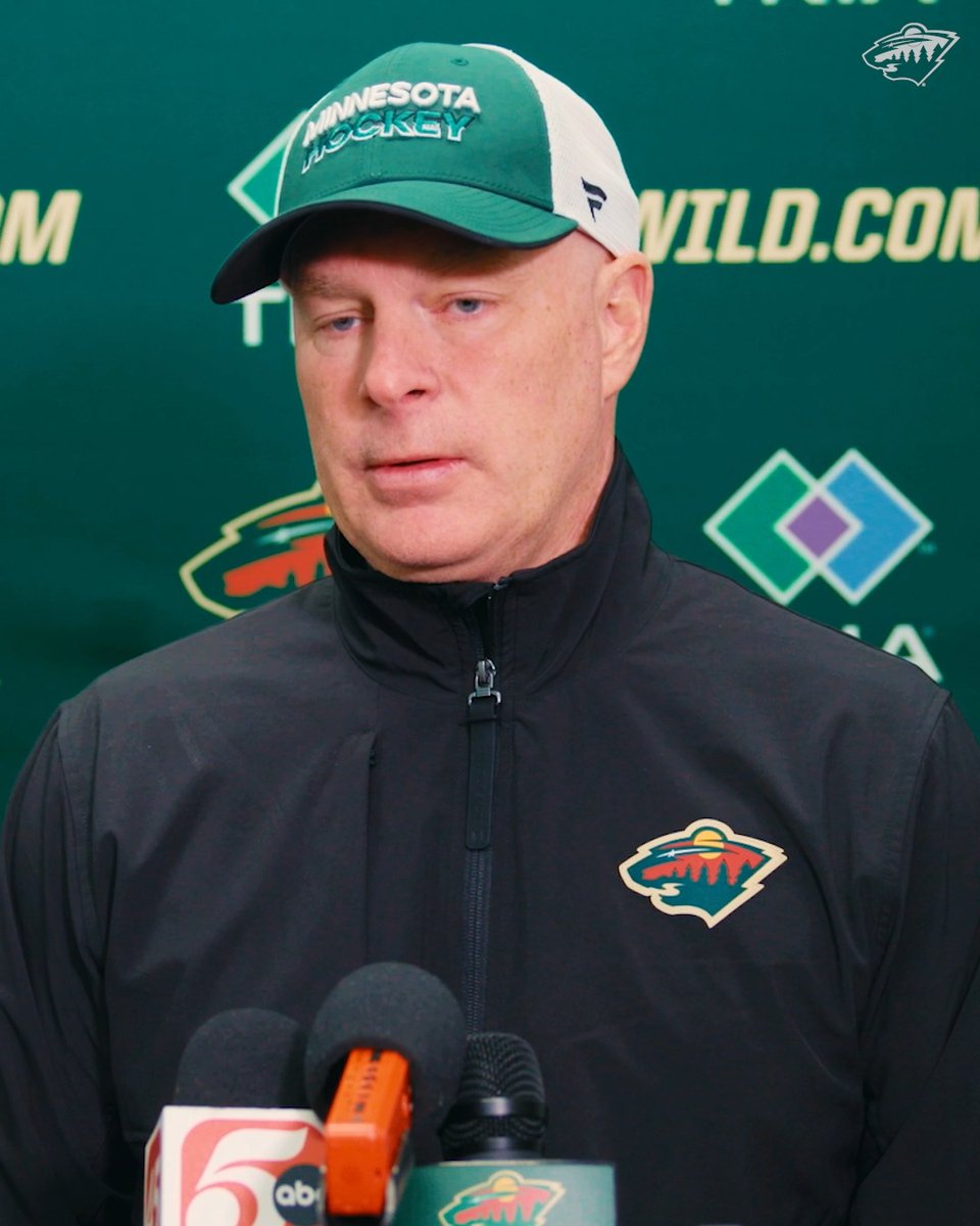 "He's a good player" ๐ฃ๏ธ Coach Hynes on the on the value of bringing back Daemon Hunt Hunt #mnwild