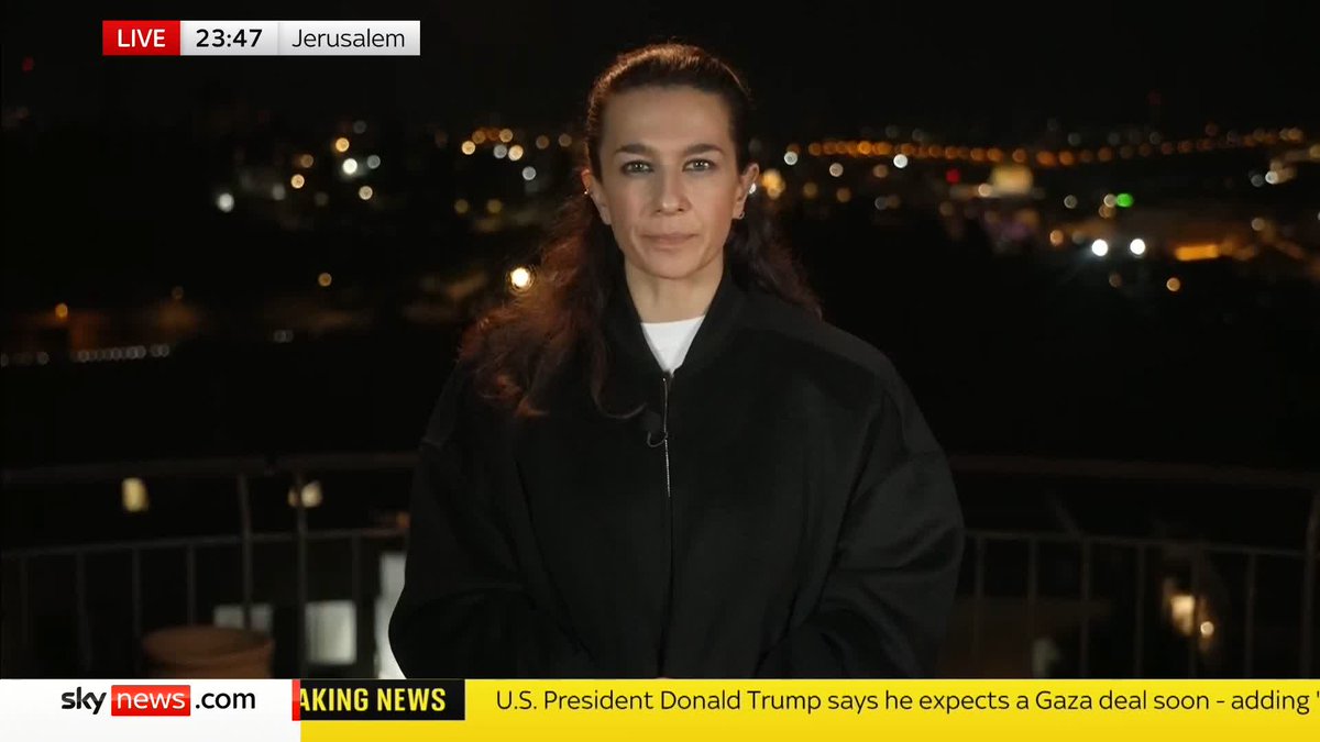 BREAKING: US President Donald Trump says he thinks tremendous progress is being made on ceasefire talks, and expects a deal "soon." 📺 Sky 501, Virgin 602, Freeview 233 and YouTube