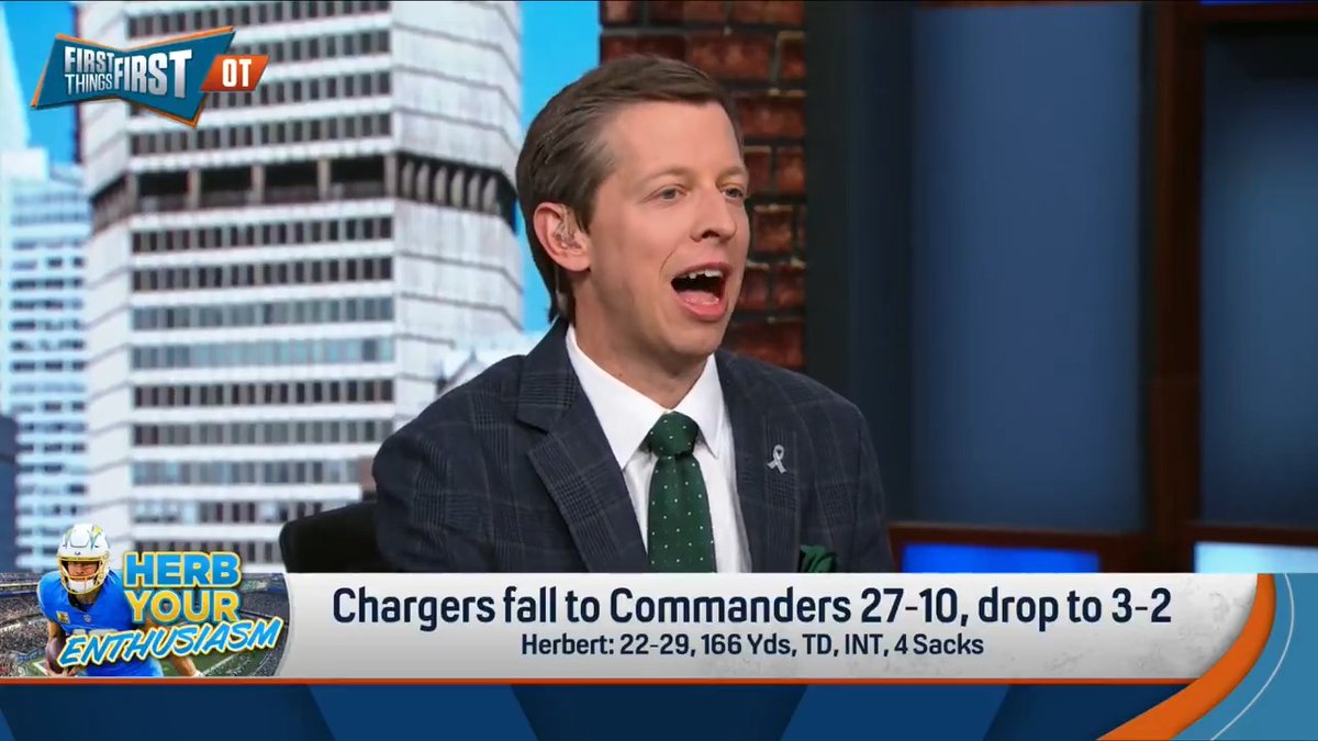 .Danny Parkins says there’s only one explanation for what’s happening with Justin Herbert and the Chargers: “There’s only one logical conclusion to come to and that is that Justin Herbert is cursed.”