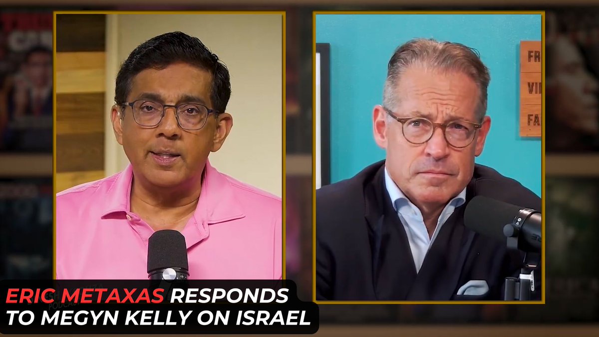 Megyn Kelly says Israel needs to “wrap it up.” Eric Metaxas isn’t going along with that.