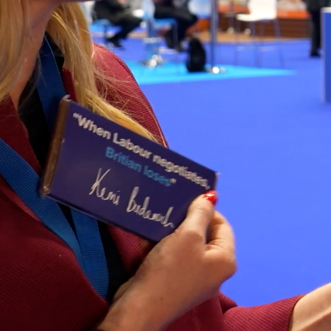 'Why can't you spell Britain?' Natasha Clark confronts James Cleverly🇬🇧 on one of the most pressing issues to come out of the Conservative Party conference.
