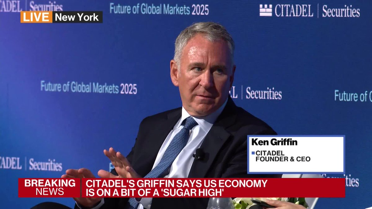 Citadel CEO Ken Griffin says investors are starting to view gold as a safer asset than the dollar, a development that's "really concerning" to him