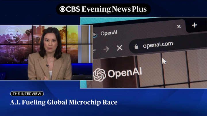 Microchip maker AMD got a huge boost in the race to supply the artificial intelligence revolution. OpenAI, the company behind major AI platform ChatGPT, announced a deal for AMD to provide the AI startup with its high-performance processing chips starting next year. CBS News' Jo Ling Kent discusses the impact.