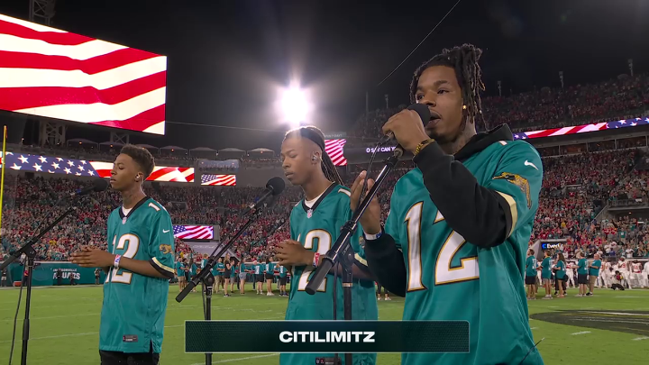 CitiLimitz did their thing with the national anthem 🔥