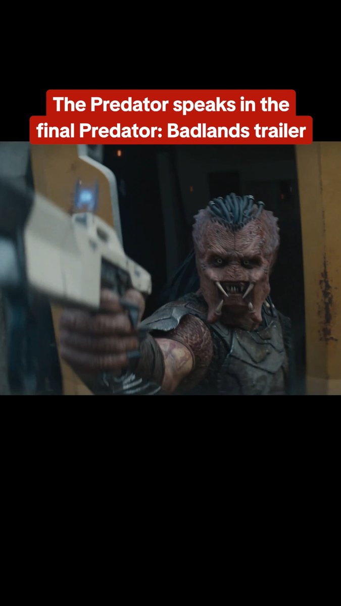 Predator: Badlands release November 7! Will you be watching?