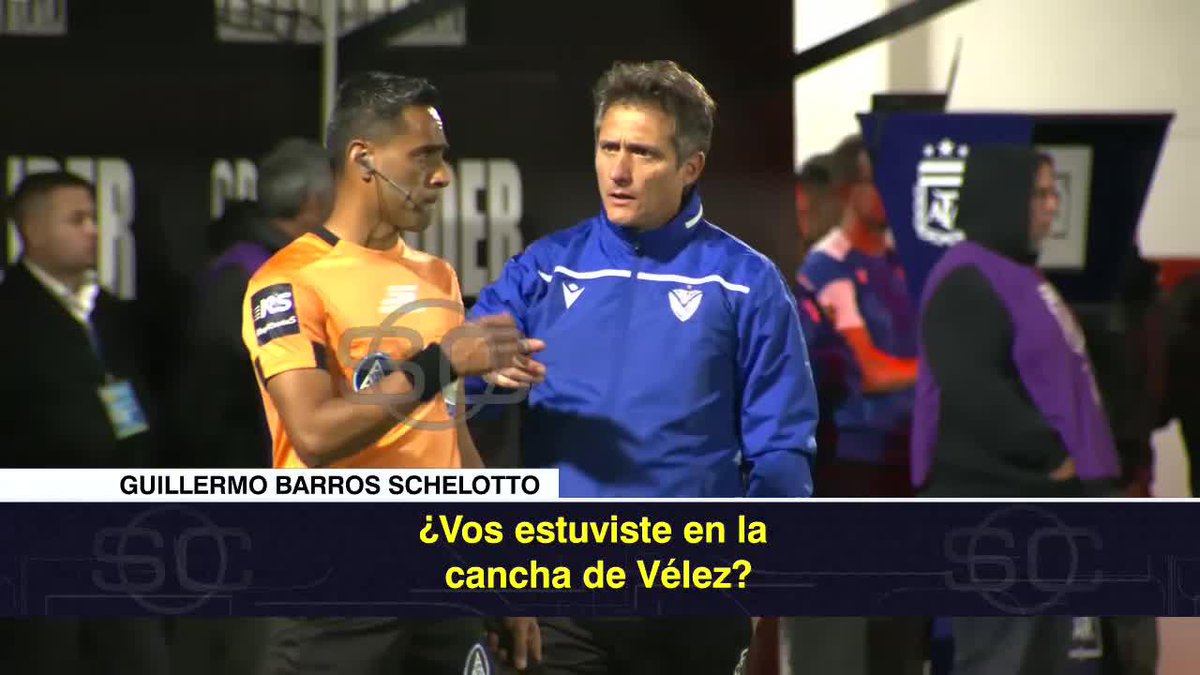 JAJAJA, Guillermo Barros Schelotto mirando de cerca al línea de Riestra-Vélez porque lo recordó de otro partido… Qué personaje. 😅🇦🇷