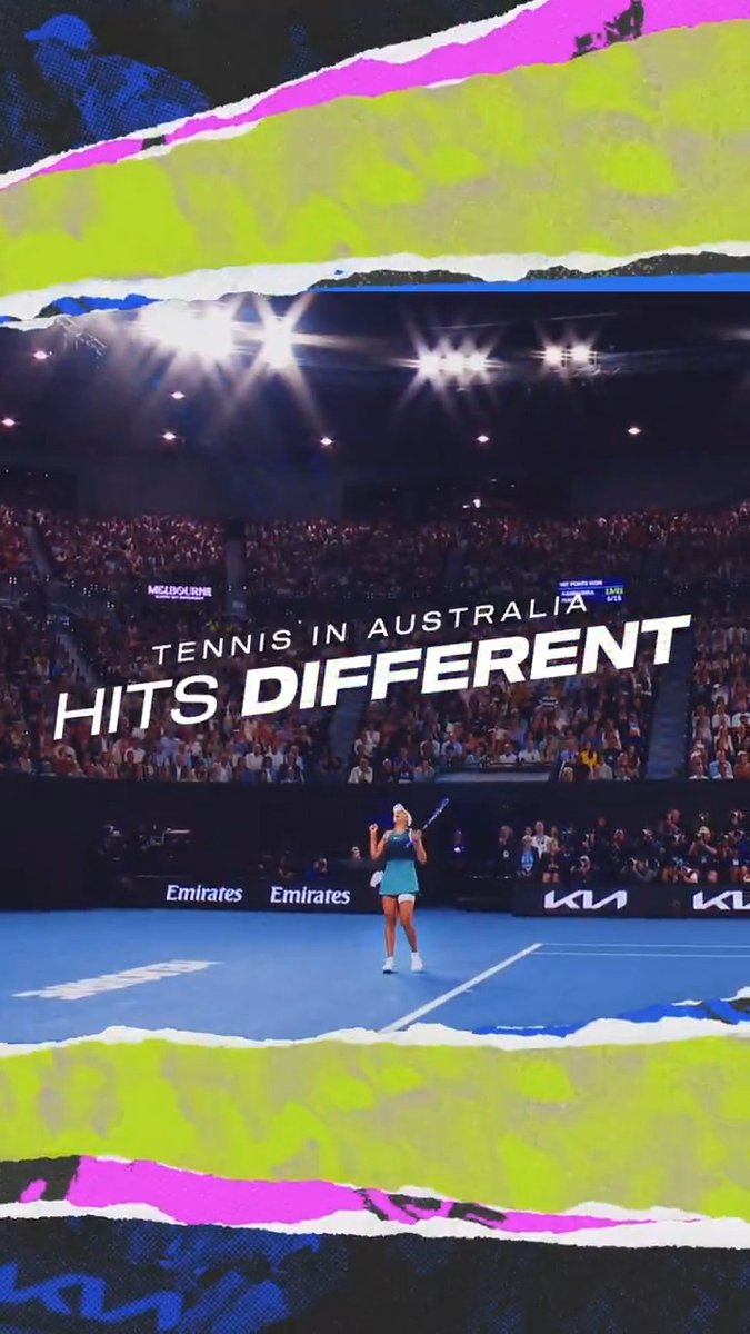 Hitting different since forever 😎 #AO26, let it rip 🎾 👉 🎟️
