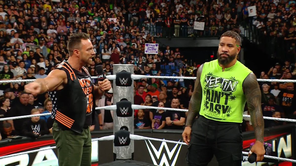 Sheesh! 😳 Jey Uso was tired of hearing LA Knight talk...