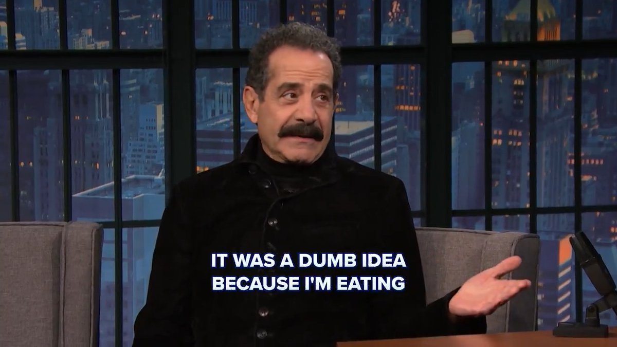 Tony Shalhoub's mustache was born for his role in CNN Original Series' Breaking Bread 🥖