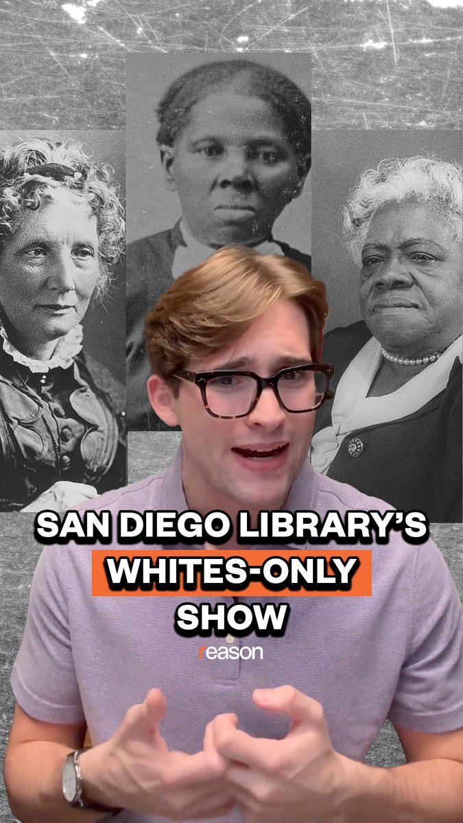 San Diego County Library branch hired Annette Hubbell to portray Harriet Beecher Stowe, Mary McLeod Bethune, and Harriet Tubman as part of a “tribute to ordinary women who became extraordinary.” But three months later, the library asked her only to portray white women.