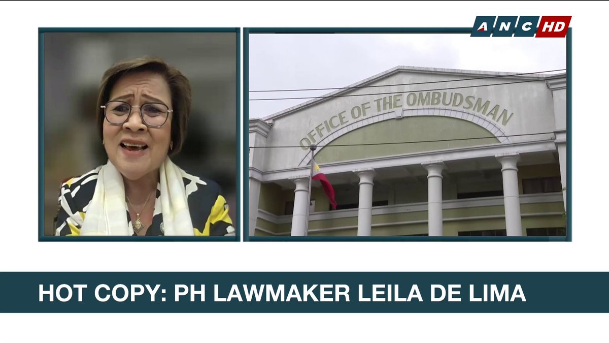 For Rep. Leila De Lima, the ideal qualifications for the Ombudsman post include being "proactive, truly independent, walang takot at walang sinasanto." The solon shares her thoughts on SOJ Boying Remulla being the frontrunner of 7 shortlisted for the said post. #ANCHeadstart