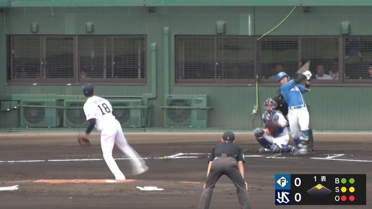 粘り勝ち✌ 今川優馬 8球目を レフトスタンドへ叩き込む！ ファイターズ先制！ ⚾ #みやざきフェニックス・リーグ 📅2025/10/7 🆚ヤクルト×日本ハム 📱Live on DAZN #オレをみろ #イージースポーツ #lovefighters #だったらDAZN
