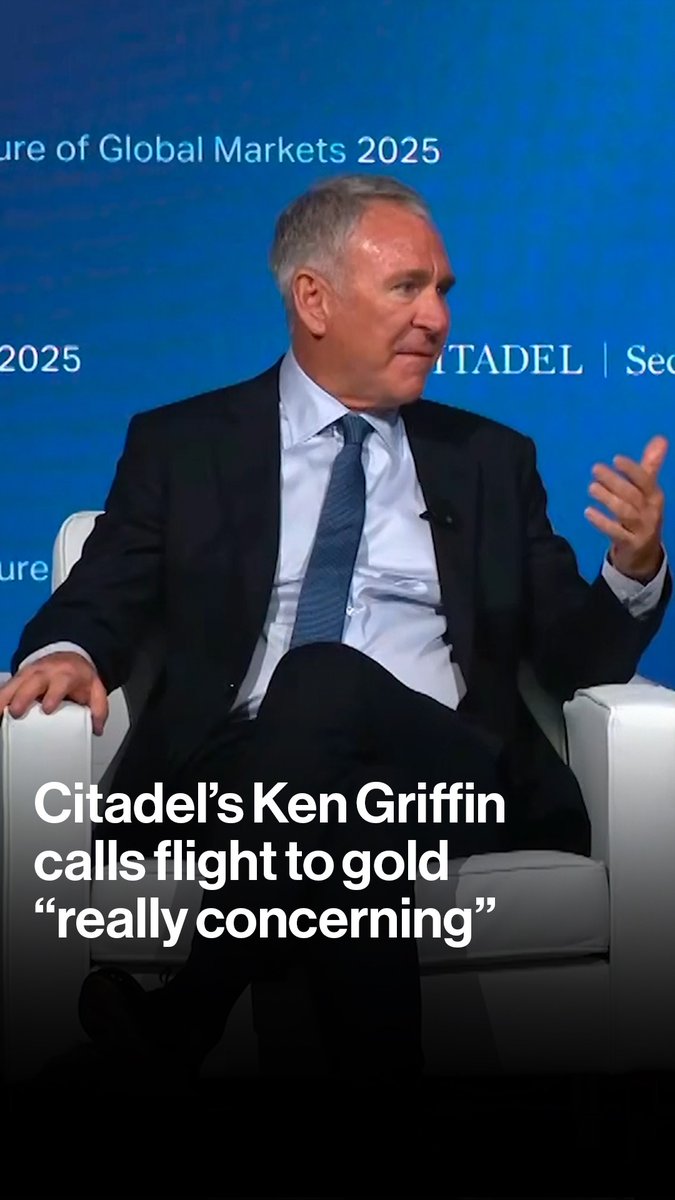 Citadel’s Ken Griffin says investors are starting to view gold as a safer asset than the dollar — a development that’s “really concerning” to him. Here’s what the billionaire investor has to say about gold after its recent record highs