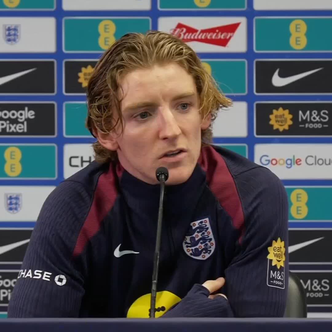 "You definitely notice when he's not here" Anthony Gordon expects Jude Bellingham to return to the England squad when he's playing regularly for Real Madrid again 🏴