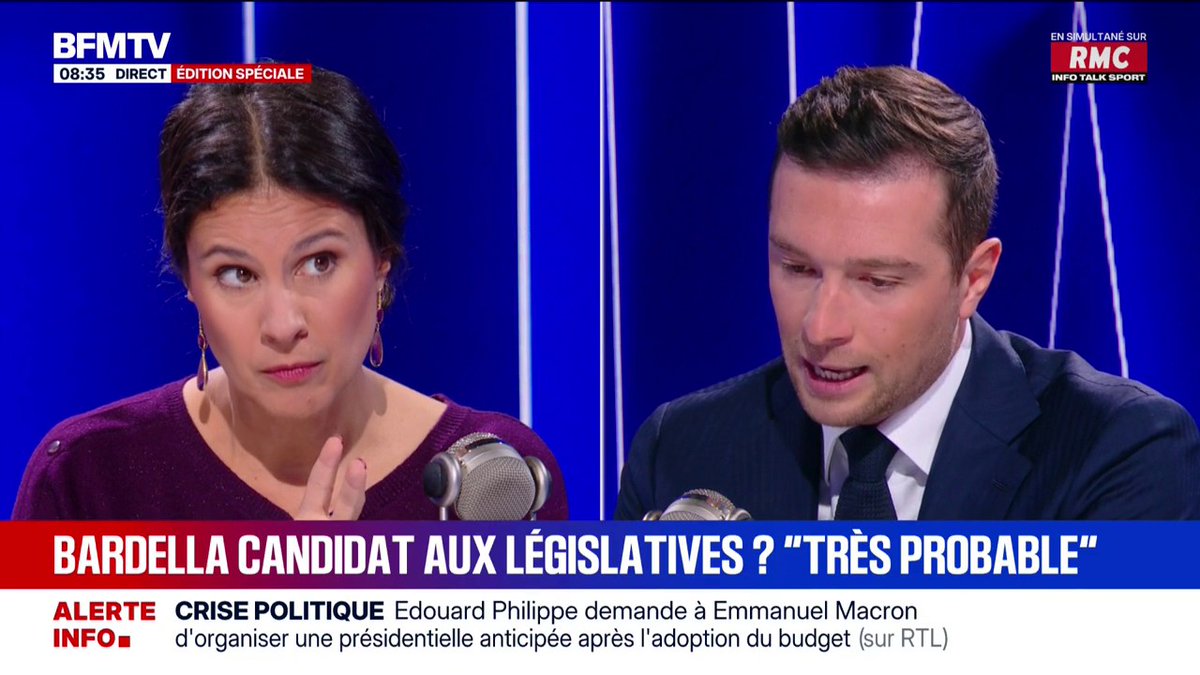 "Je veux devenir Premier ministre pour changer le quotidien des Français", soutient Jordan Bardella
