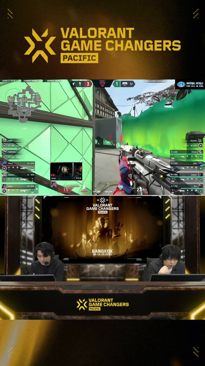 FENNEL HOTELAVA FENNEL Moco Moco【 FENNEL ホテラバ 】 強すぎるクラッチにキャスター陣も驚愕😱 #VCT #VCTGameChangers Pacific DAY 2