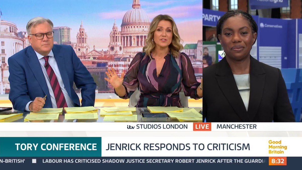 .Susanna Reid asks Conservative Party leader Kemi Badenoch about what she thinks of the eight Conservative Councillors who have announced that they are defecting to Reform UK.